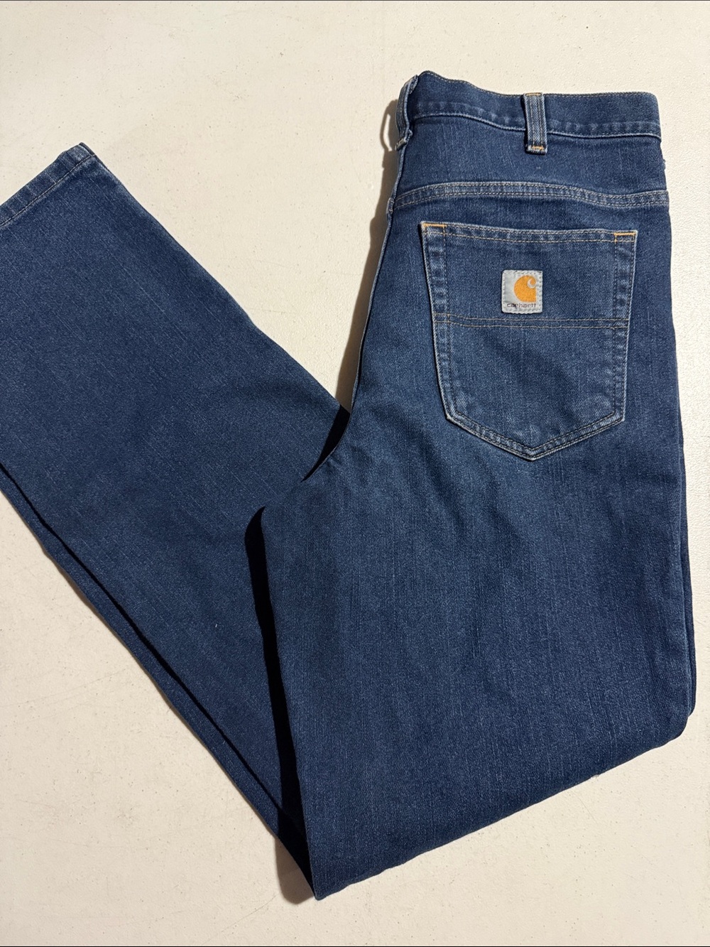 Carhartt Menβs Indigo Straight-Leg Jeans Modern Fit 34x34
